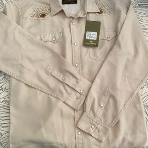 NWT Howler Long-sleeve embroidered button down